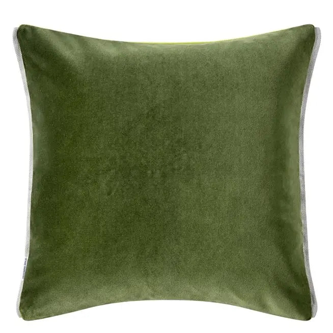 VARESE LIME VELVET CUSHION