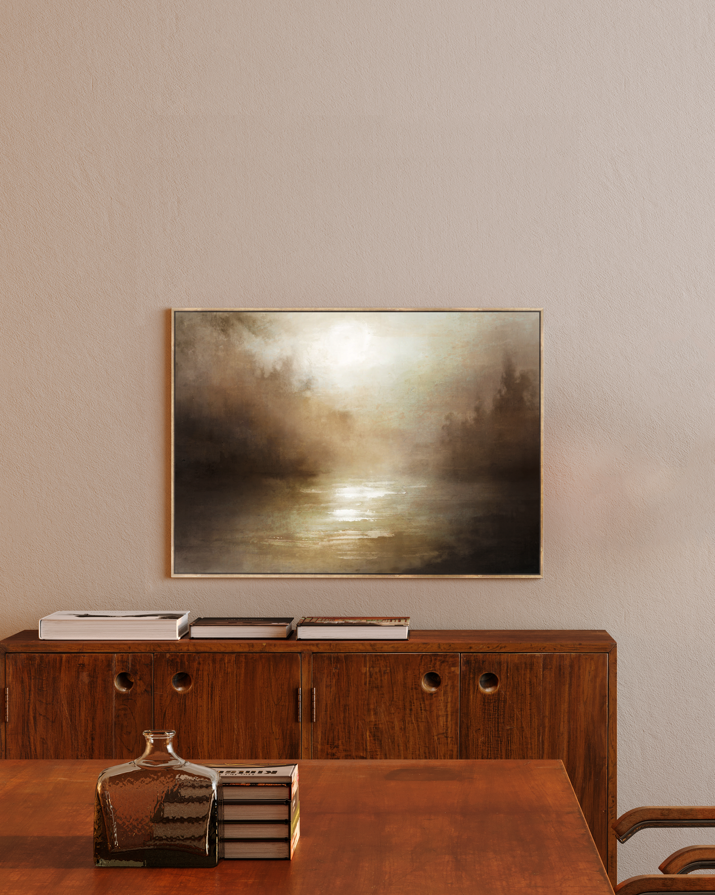 Riverside Wall Art in Dawn