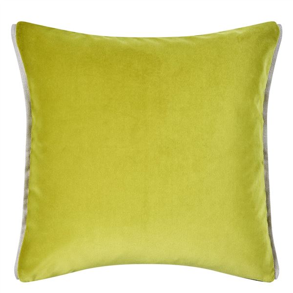 VARESE LIME VELVET CUSHION