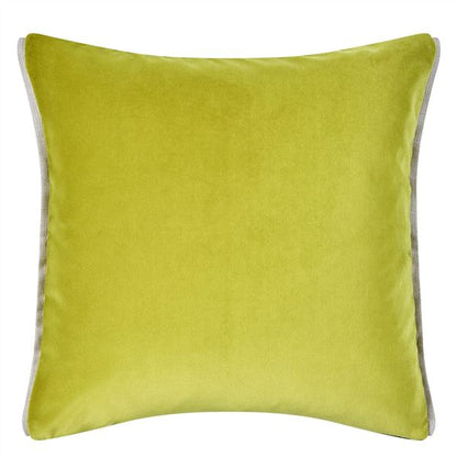 VARESE LIME VELVET CUSHION